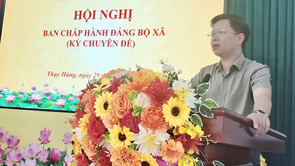 HỘI NGHỊ BAN CHẤP HÀNH ĐẢNG BỘ XÃ KỲ CHUYÊN ĐỀ