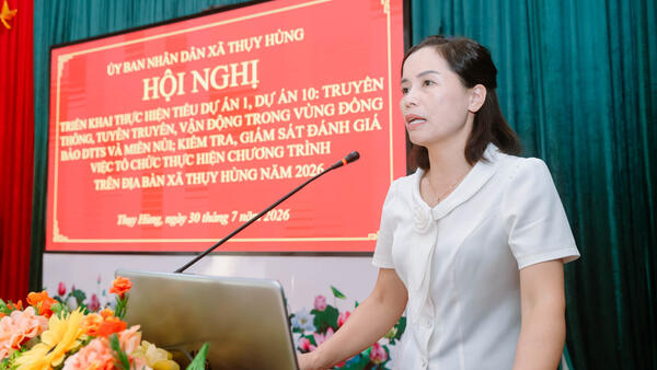 TRIỂN KHAI TIỂU DỰ ÁN 1, DỰ ÁN 10 THUỘC CHƯƠNG TRÌNH MỤC TIÊU QUỐC GIA PHÁT TRIỂN VÙNG ĐỒNG BÀO DÂN TỘC THIỂU SỐ VÀ MIỀN NÚI